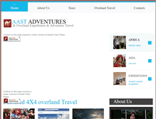 Tablet Screenshot of overland-adventures.com